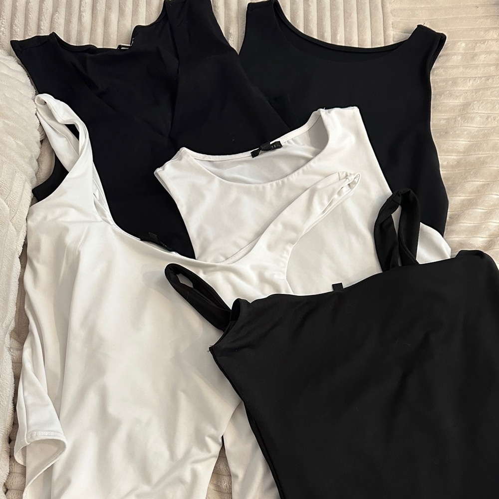 Bundle of 5! Contour bodysuits/tank top